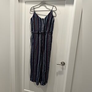 Navy blue striped Jumpsuit